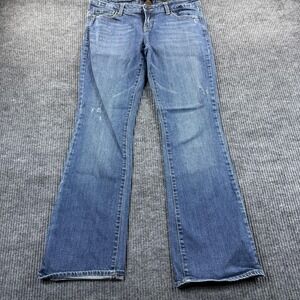 Aeropostale Stretch Boot Jeans Juniors 9/10 R Blue Medium Wash Stretch Denim